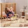 Homcom 4er Set Stapelhocker 36 x 30 x 36 cm Mehrfarbig