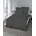 Uni Grau 200 x 200 cm 2 x 80 x 80 cm