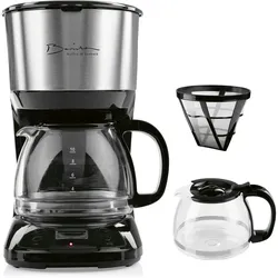 Barista Filterkaffeemaschine - Glaskanne, Digitaldisplay, Timer, Permanentfilter