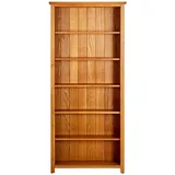vidaXL Bücherregal 6 Fächer 80 x 22,5 x 180 cm Braun