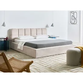 Beliani Baston 180 x 200 cm Hellbeige