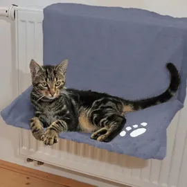 Silvio Design Heizkörperliege uni blau