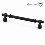 Gradivo Möbelgriff Schrankgriff Bügelgriff 953 - Schwarz, 96 mm