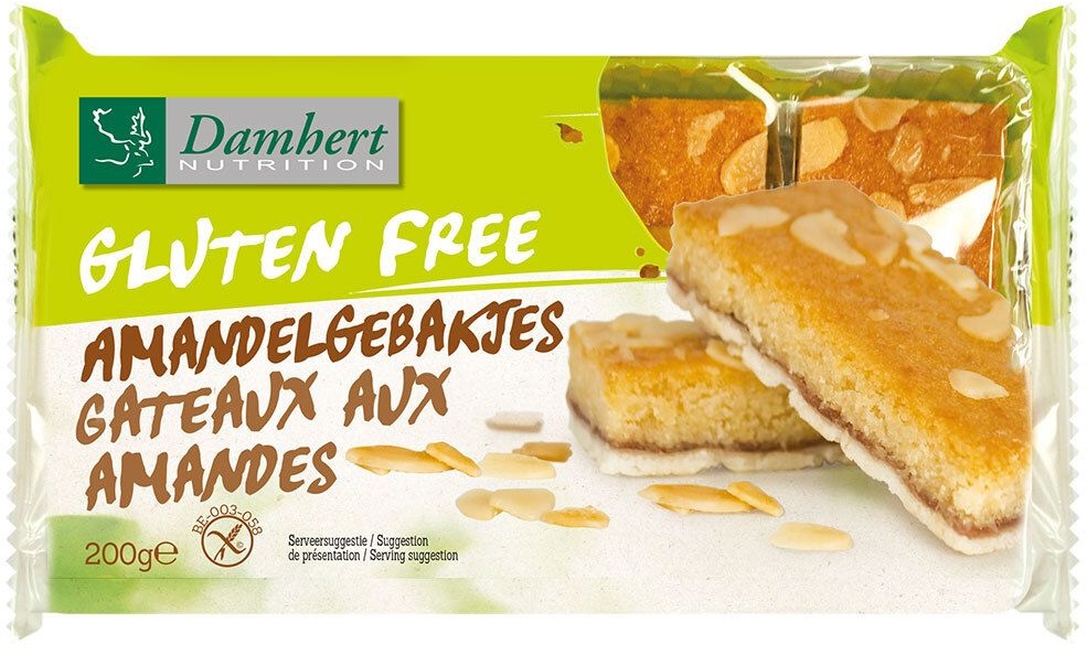 Damhert Gluten Free Gateaux aux amandes 200 g Autre