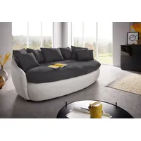 INOSIGN Big-Sofa Aruba, gemütliches Megasofa in XXL in organischer Form mit vielen Kissen schwarz