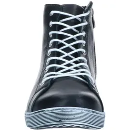 Andrea Conti Damen High Top Sneaker Schnürer Leder dynamisch 0341500, Schwarz 39