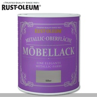 Rust-Oleum 750 ml Metallic Oberfläche Möbellack Silber Shabby Rustoleum Chalky