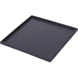 Vivanno Untersetzer eckig für Pflanzkübel, wetterfestes Fiberglas, 44x44 cm, ideal für Blumentopf