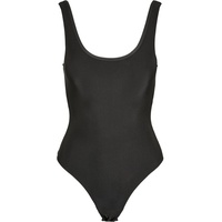 URBAN CLASSICS Ladies Shiny Rib Body in Schwarz, Größe M