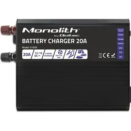Qoltec Charger for LiFePO4 AGM GEL SLA 20A