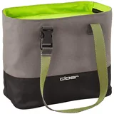 Cloer 810-14 Isoliertasche, Lunch Care System, Lunchbag für bis zu 3 Lunchboxen, Isolierfunktion, Reflektierendes Logo, Polyester, Grün, 9 Liter