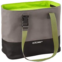 Cloer 810-14 Isoliertasche, Lunch Care System, Lunchbag für bis zu 3 Lunchboxen, Isolierfunktion, Reflektierendes Logo, Polyester, Grün, 9 Liter