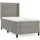 vidaXL Boxspringbett 100 x 200 cm Hellgrau