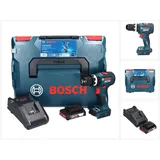Bosch GSB 18V-90 C Professional Akku Schlagbohrschrauber 18 V 64 Nm Brushless + 1x Akku 2,0 Ah + Ladegerät + L-Boxx