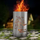 Tiko-Metalldesign Feuertonne - Feuerkorb mit Motiv - –