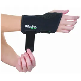 Müller Mueller Greenline Fitted Wrist Brace, Handgelenkbandage, schwarz, Gr. L/XL rechts