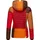 Navahoo Damen Übergangsjacke Colorblocking leichte Steppjacke mit Kapuze Multikulti Multicolour Autumn Leaves Gr. XXL - XXL