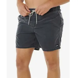 Rip Curl Offset Washed Volley Schwarz S