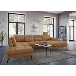 Kopfstütze SIT & MORE "Bendigo", braun (cappucino), B:50cm H:25cm T:12cm, Polsterauflagen, Kopfstütze Sofa-Zubehör