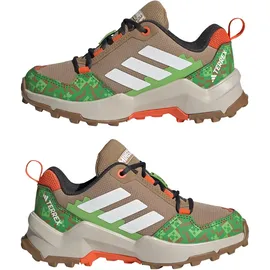 adidas TERREX x Minecraft Ax4R Wanderschuhe Kinder JR1289 - cardboard/cloud white/semi impact orange 38