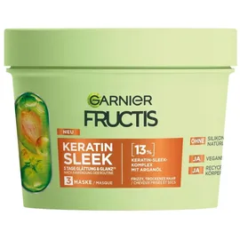 Garnier Fructis Keratin Sleek Maske mit Arganöl 370 ml