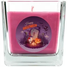 HS Candle Halloween Duftkerze 8 cm lila