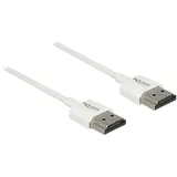DeLock HDMI-Kabel 2 m Weiß