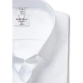Marvelis Langarmhemd Weiß 43