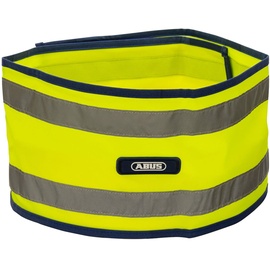 ABUS Reflektorband Lumino Reflex Wrap - Flexibles Rucksackband für bessere Sichtbarkeit beim Radfahren, Wandern, auf dem Schulweg - Gelb