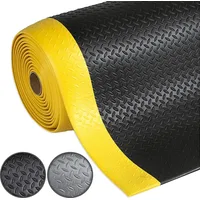 etm Anti-Ermüdungsmatte Dyna-Protect Diamond Schwarz-Gelb