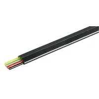 Goobay Telefonflachkabel 100 m R. sw,4adrig 50253
