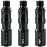 Gator Frameworks Mikrofonclip mit Schnellverschluss – Stativbefestigung, 3er-Pack (GFW-MIC-QRTOP3PK)