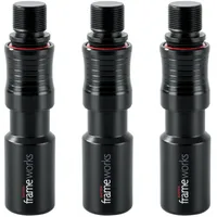 Gator Frameworks Mikrofonclip mit Schnellverschluss – Stativbefestigung, 3er-Pack (GFW-MIC-QRTOP3PK)