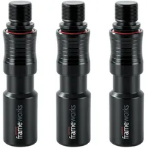 Gator Frameworks Mikrofonclip mit Schnellverschluss – Stativbefestigung, 3er-Pack (GFW-MIC-QRTOP3PK)
