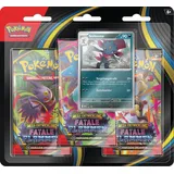 Pokémon Mega-Entwicklung Fatale Flammen 3 Boosterpacks inkl. Promokarte
