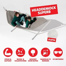 Fatboy Headdemock Deluxe Hängematte Hellgrau