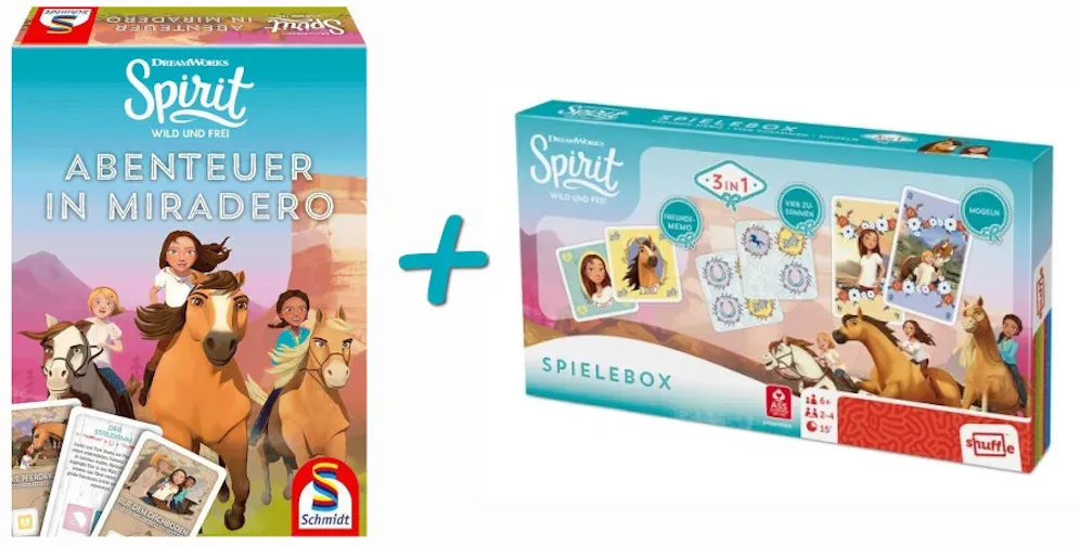 DreamWorks - Spirit - Abenteuer in Miradero + Spielebox 3in1
