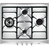 Smeg Selezione Sr264xgh2 Gaskochfeld 60 Cm - Stainless Steel
