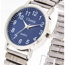 Classix Blau Silber Zugband 34 mm 2700007
