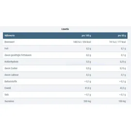 Bodybuilding Depot Whey Protein Limette Pulver 1000 g