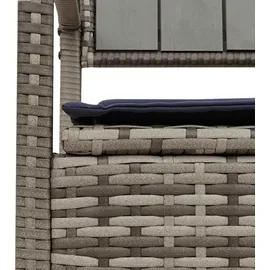 vidaXL Gartenbank 54 x 74 x 54 cm Grau
