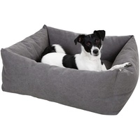 Kerbl Pet Kuschelbett Lucca grau, 85x110 cm