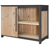 Gartenschrank/Outdoorküche Konsta Typ 603 Douglasie Eckmodul Tür links 120 x 58