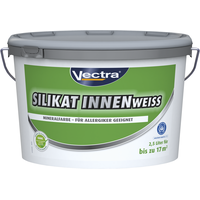 Vectra Silikat-Wandfarbe weiß matt 2,5 l