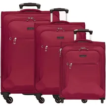 d & n Travel Line 6400 Koffer-Set 3-tlg. rot