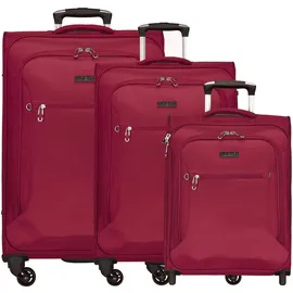 d & n Travel Line 6400 Koffer-Set 3-tlg. rot