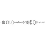 Shimano Interne Montage Shimano Sg-c7001-8 187 mm Black