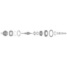 Shimano Interne Montage Shimano Sg-c7001-8 187 mm Black