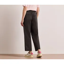 STREET ONE Paperbag-Hose loose fit Braun 38