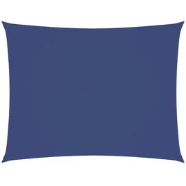 vidaXL Sonnensegel Oxford-Gewebe Rechteckig 6x8 m Blau 135553